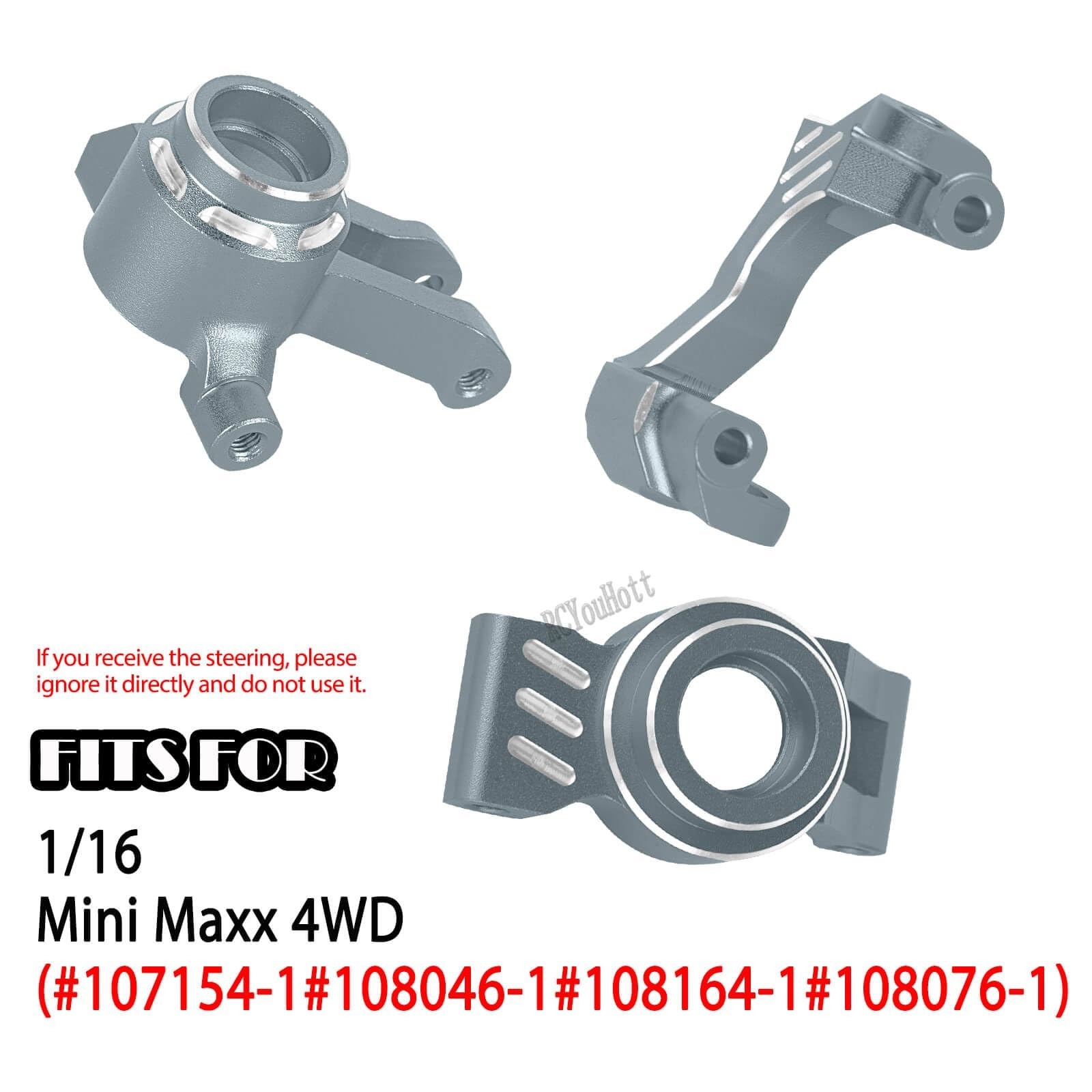 RC Aluminum Caster Block & Steering Blocks & Rear Stub Axle Carriers & Steeri…