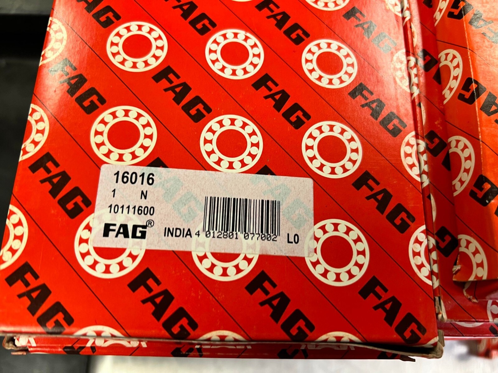 FAG 16016 Deep Groove Ball Bearings 80x125x14mm 10111600