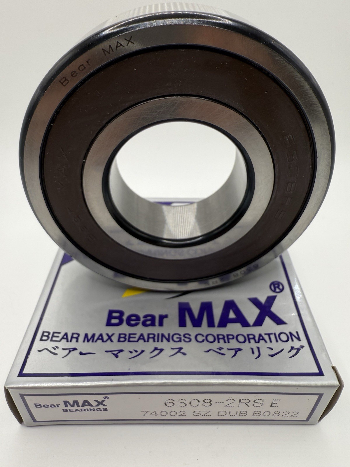 1 pc BearMAX 6308-2RS E 40x90x23mm Rubber Seal Deep Groove Ball Bearings 63082RS