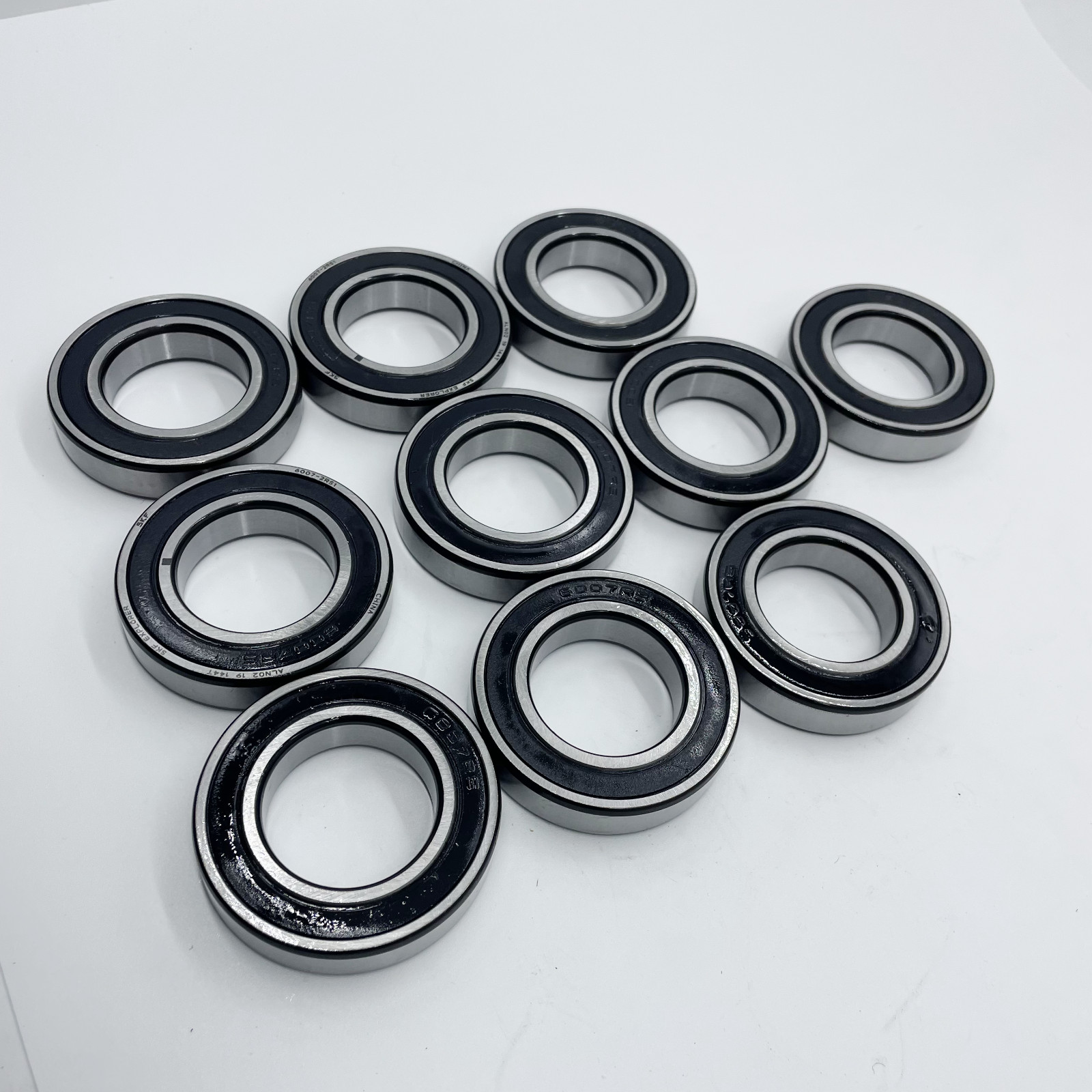 6007 2RS1 10PCS Rubber Sealed Deep Groove Ball Bearing 35x62x14mm 6007RS