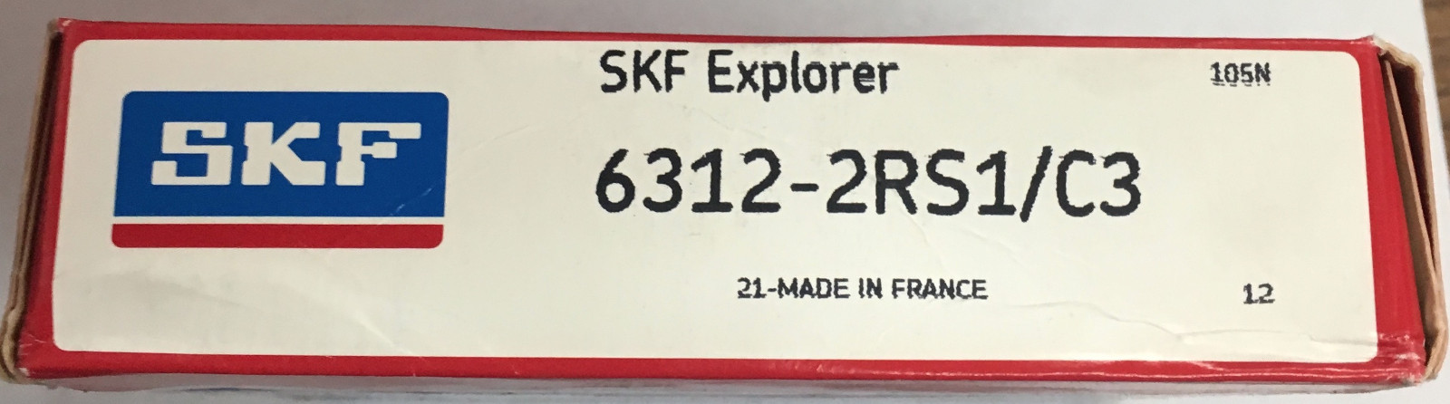 6312-2RS C3 SKF Bearing 60x130x31 (mm)