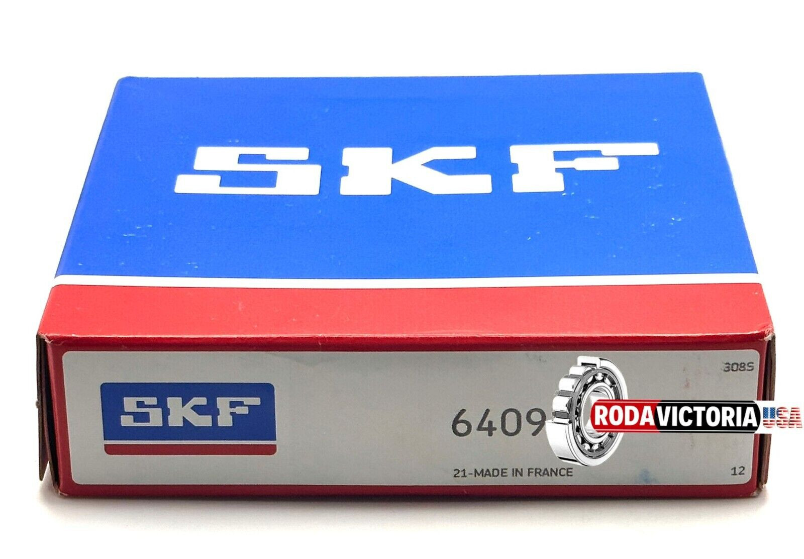 SKF 6409 C3 Single Row Ball Bearing, OPEN TYPE, NO SEALS 45X120X29mm