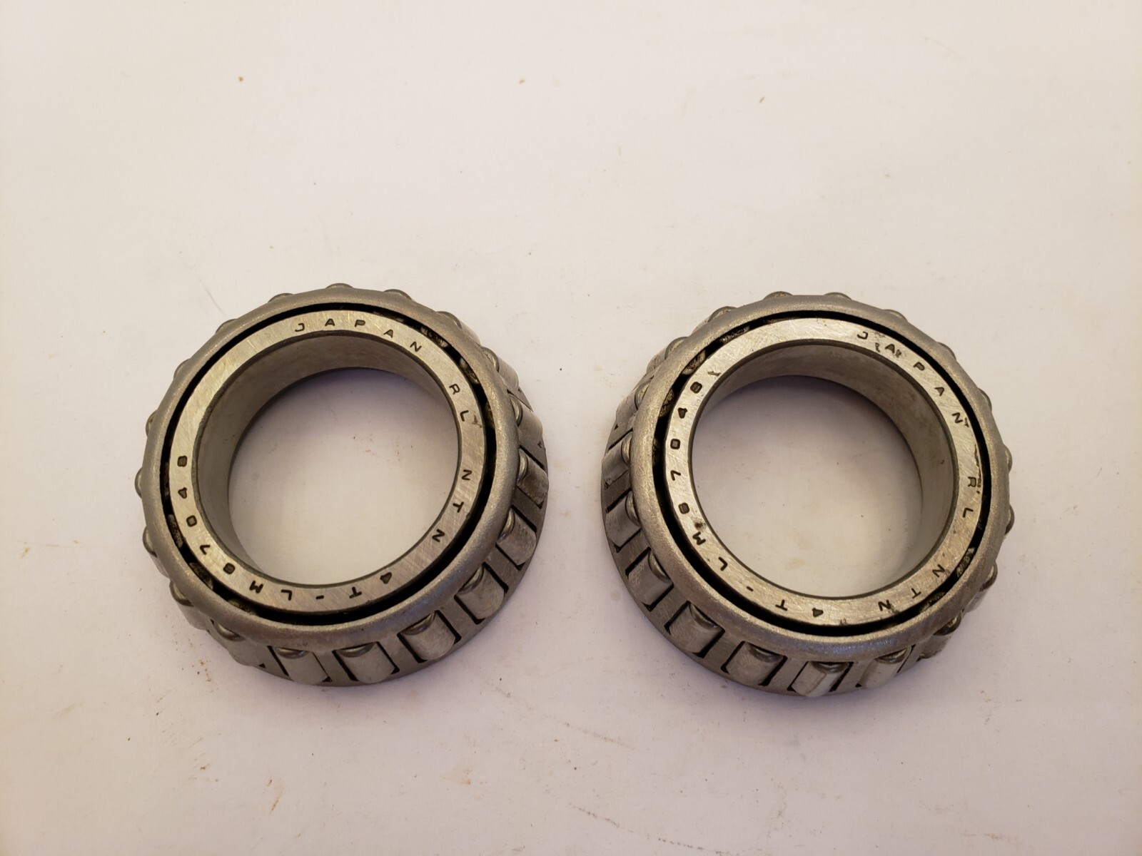 NTN LM67048 ROLLER BEARING, 1.25″ ID, 0.55″ CONE WIDTH, STEEL (LOT OF 2) NNB