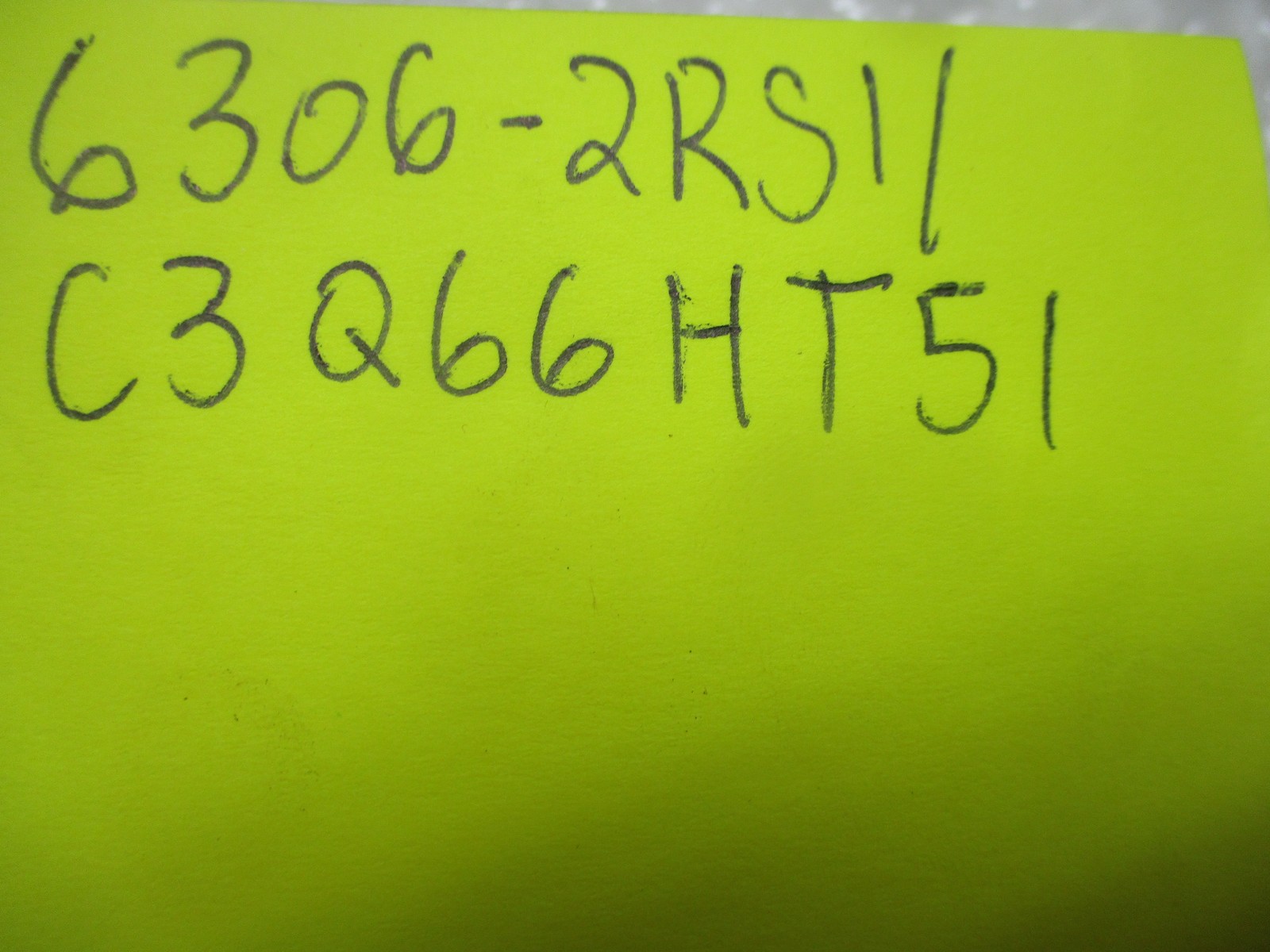 SKF 6306-2RS1/C3Q66HT51 BEARING NSNP