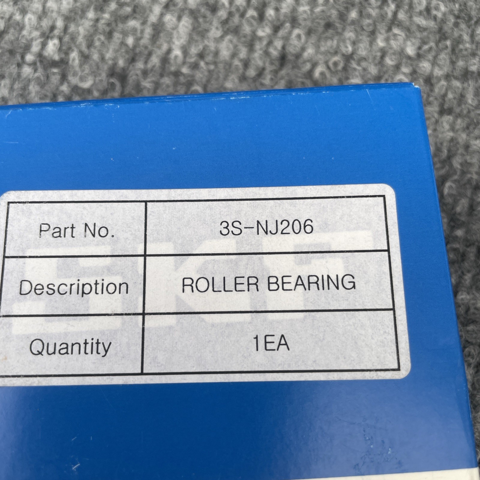 SKF NJ206 ECJ Cylindrical Roller Bearing 30X62X16 mm