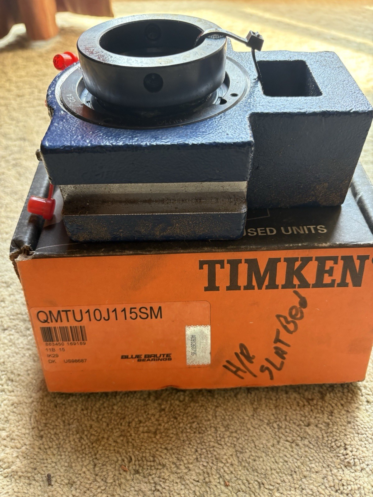 Timken tapered roller bearing cone, specifically identified by the part number