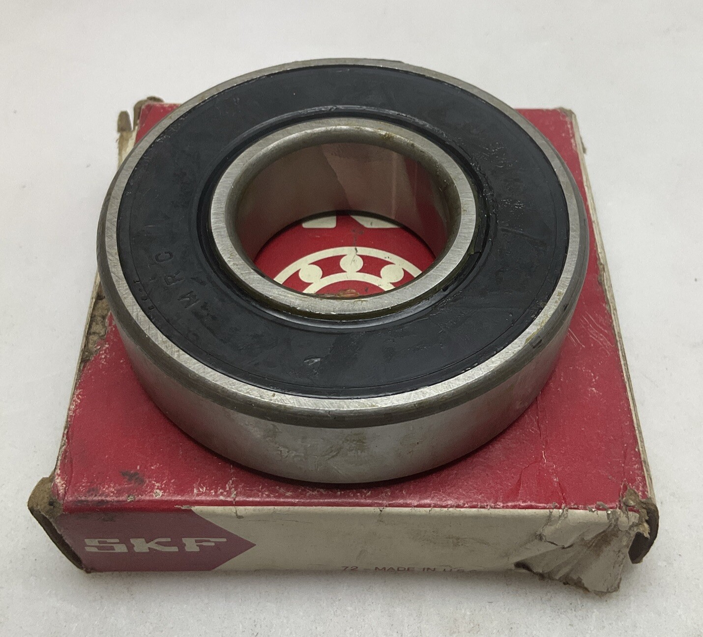 SKF 6307 RSJEM Deep Groove Ball Bearing 1.38” ID 3.15” OD .82” Width Steel