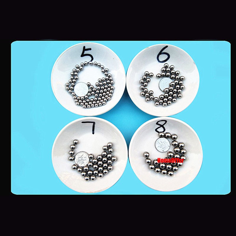 304 Stainless Steel Solid Ball Bearing Balls Metal Beads Diameter 1mm/1.5mm-10mm