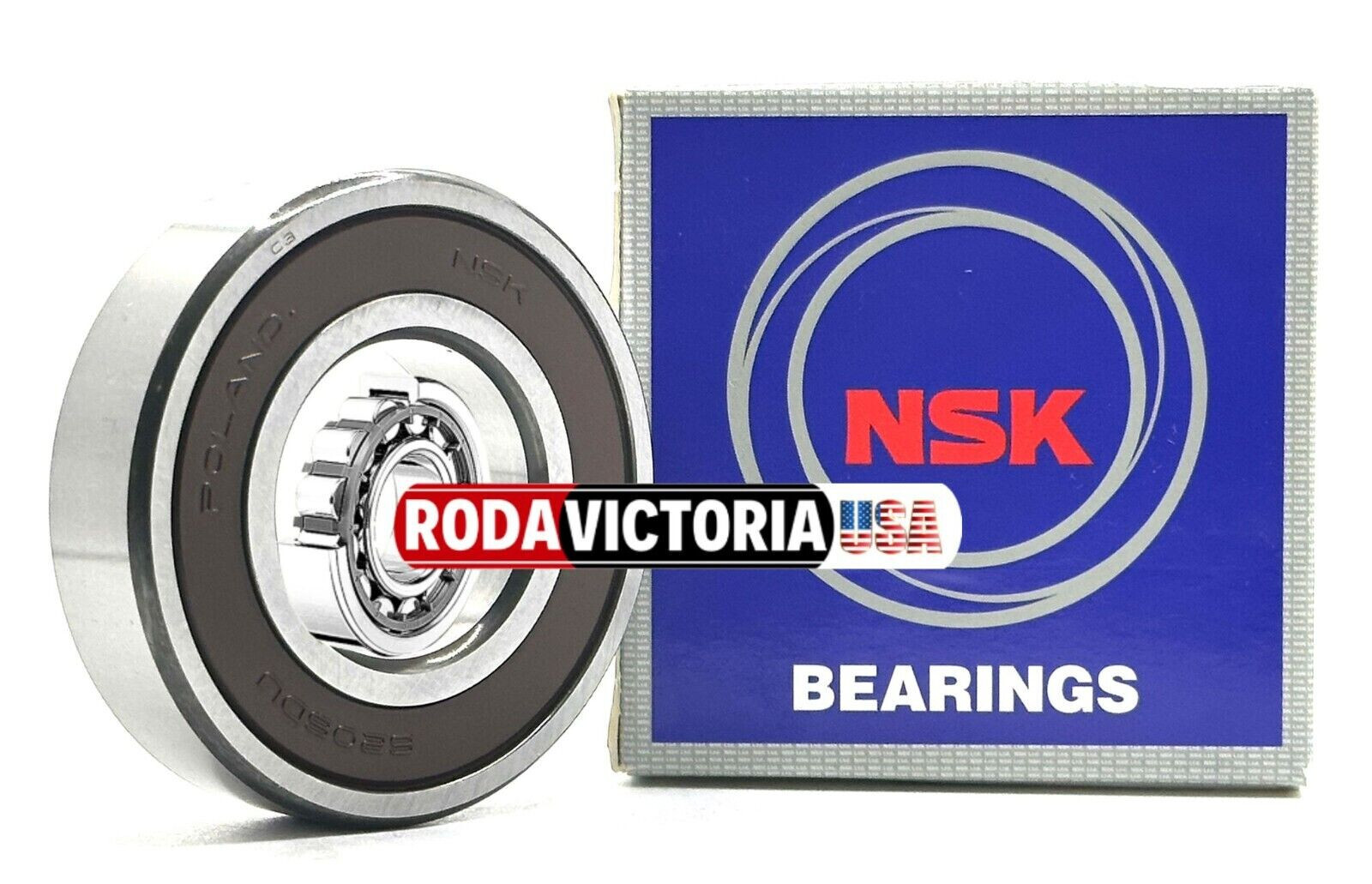 NSK 6206VVC3 BEARING RUBBER SEALS 30x62x16 mm 6206 VV C3 6206 2RS RS =SKF