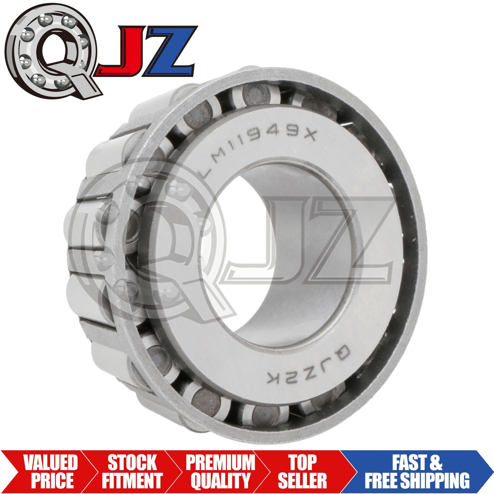 [1-Pack] LM11949X Tapered Roller Inner Ring Cone 0.75″(Bore) x 0.655″(Width)