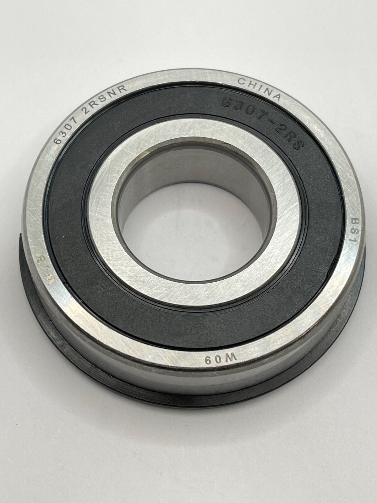 WJB 6307-2RS-NR W/ Snap Ring 6307-NR-2RS ball bearings 6307-RS NR By Premium Brg