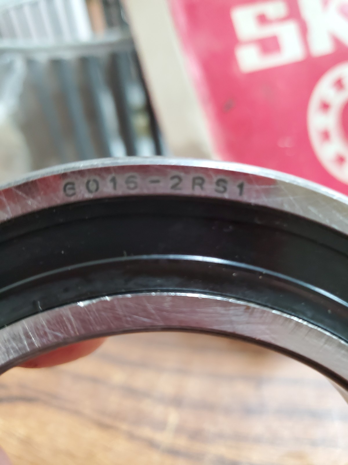 (2-PCS) SKF 6016-2RS1 Bearings 80x125x22mm Double Sealed Made in Sweden NOS