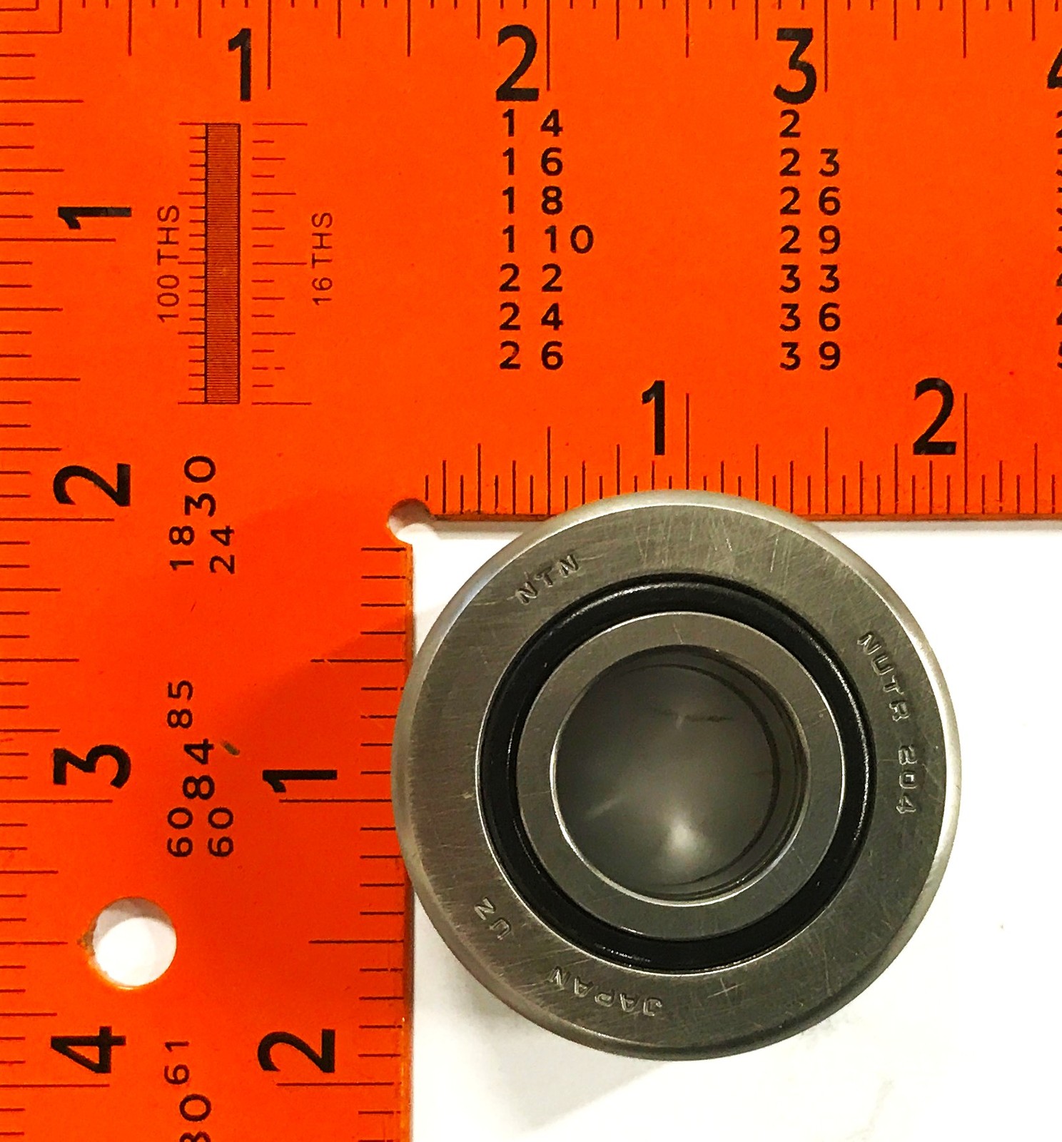 NTN Roller Follower Yoke Type Track Roller Bearing w/ Inner Ring NUTR204 NOS