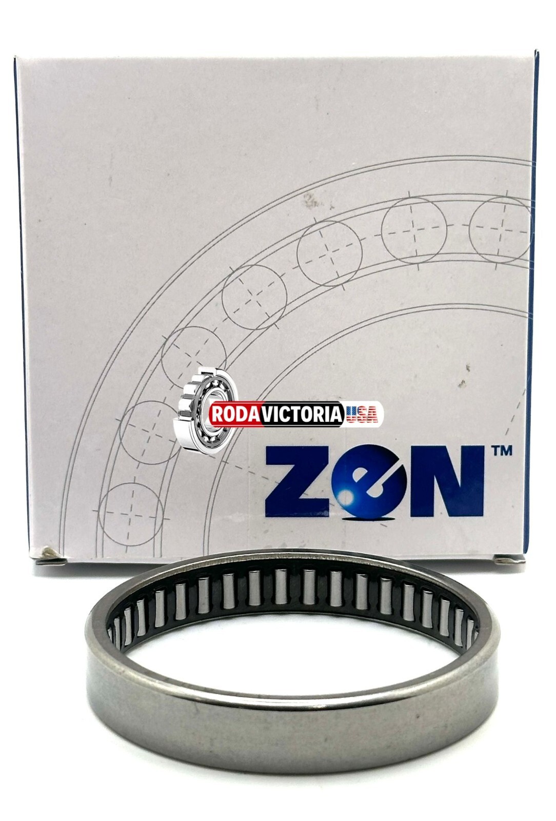 ZEN HK6012 DRAWN CUP NEEDLE ROLLER BEARING 60x68x12mm