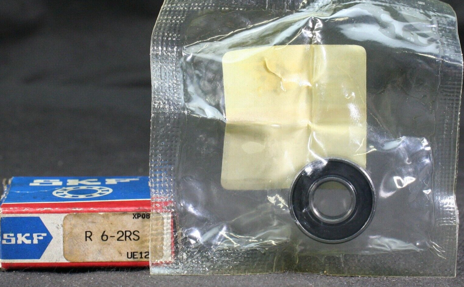 One (1) SKF R 6 2RS/HT51 Deep Groove Bearing 3/8″ ID France NEW