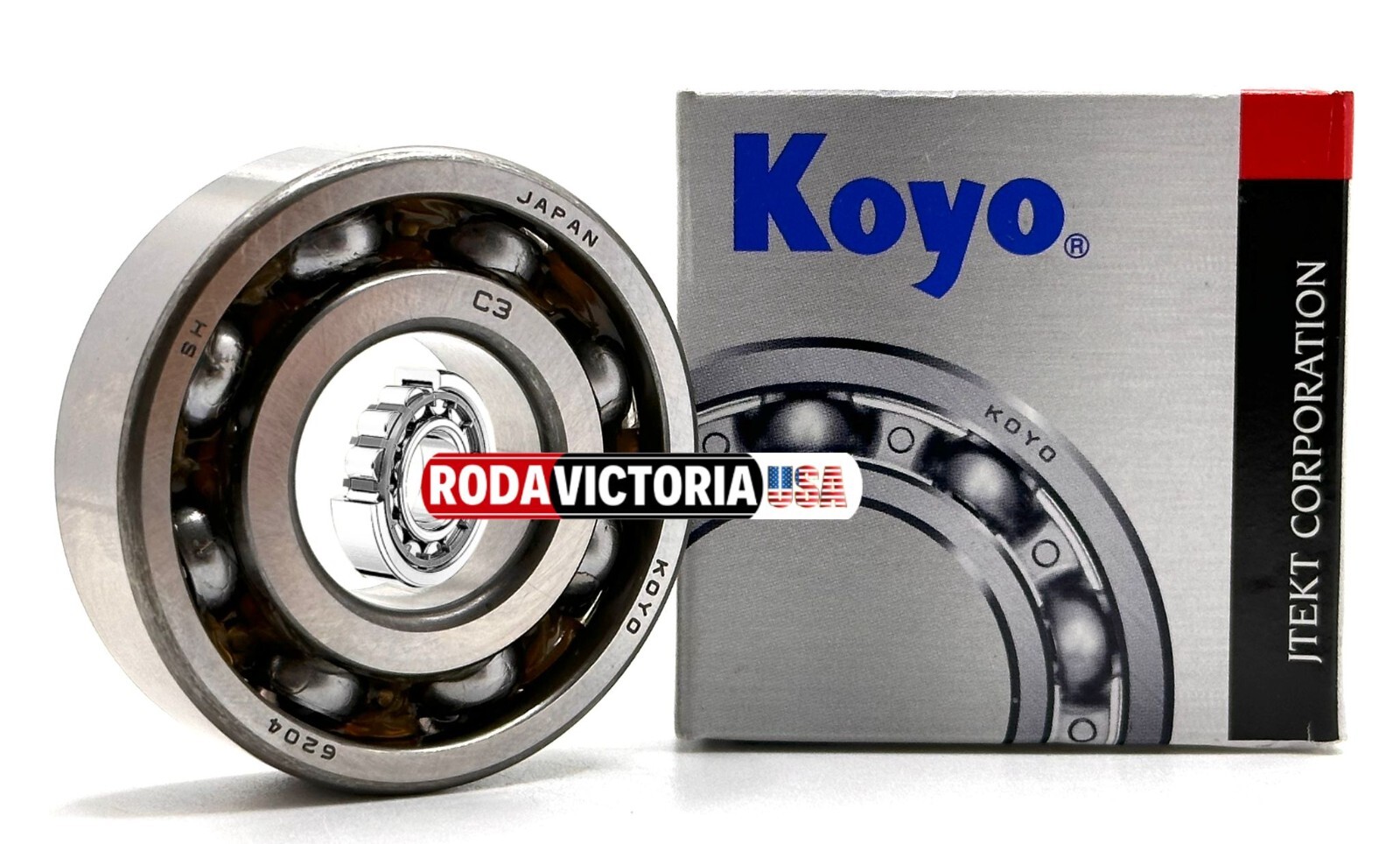 KOYO 6204 SH4-9 C3 DEEP GROOVE BALL BEARING OPEN NO SEALS 20x47x14mm 09262-20069