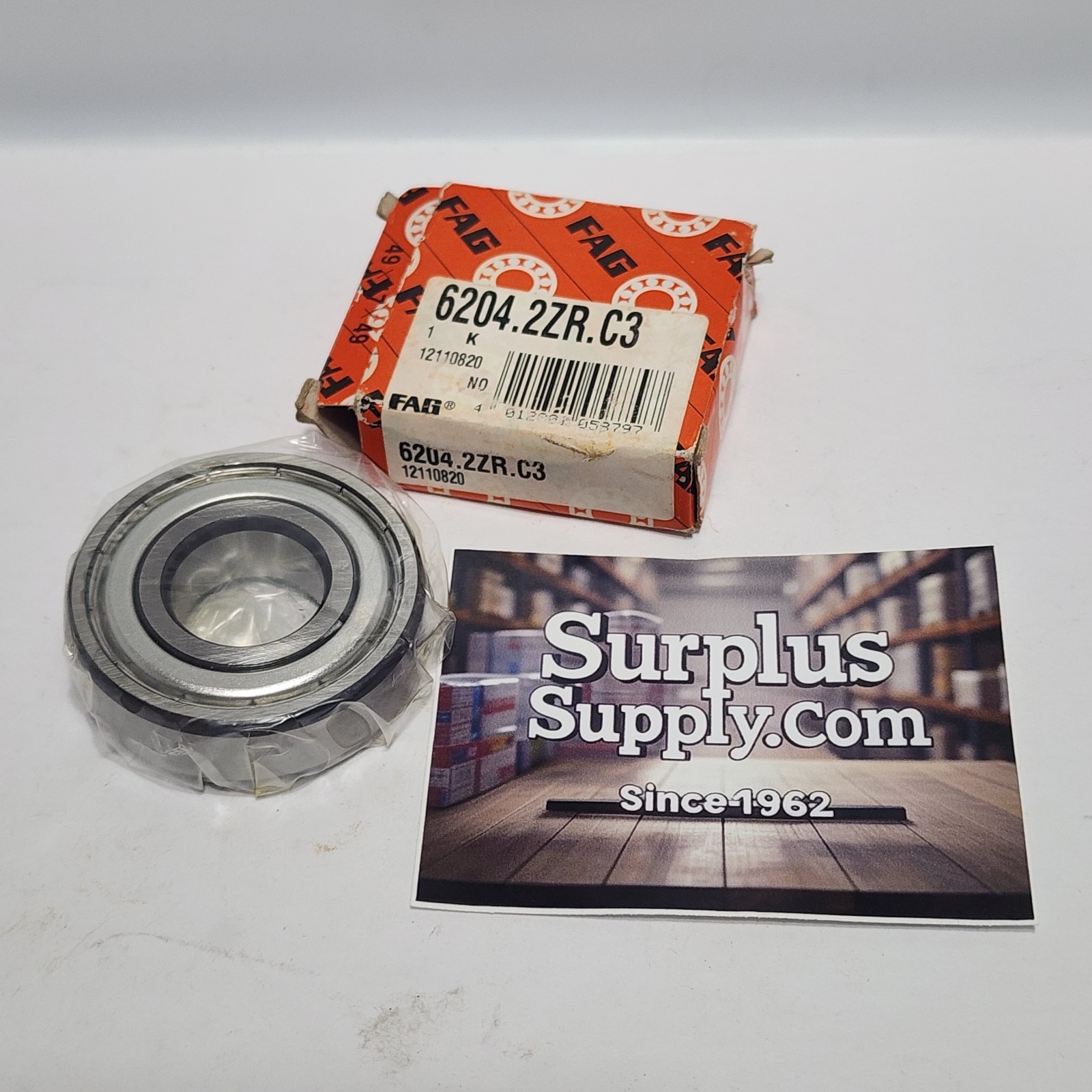 6204 2Z C3 / 6204 2Z JEM / 6204 2ZR C3 FAG 20x47x14mm