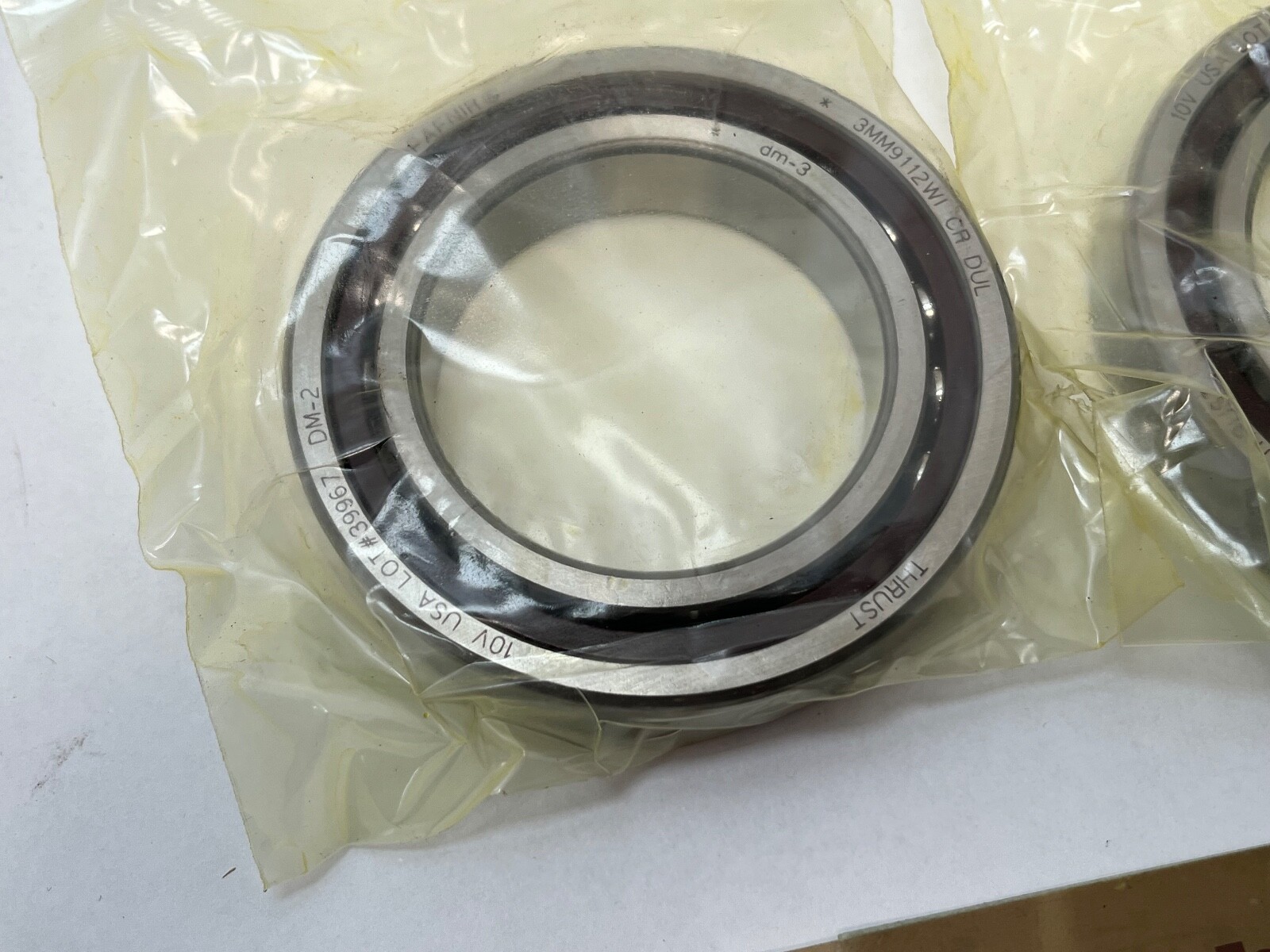 Fafnir 3MM9112WI-DUL Bearing 60x95x18 mm 7012A 3MM 9112 WI CR DUL USA 2 Pcs