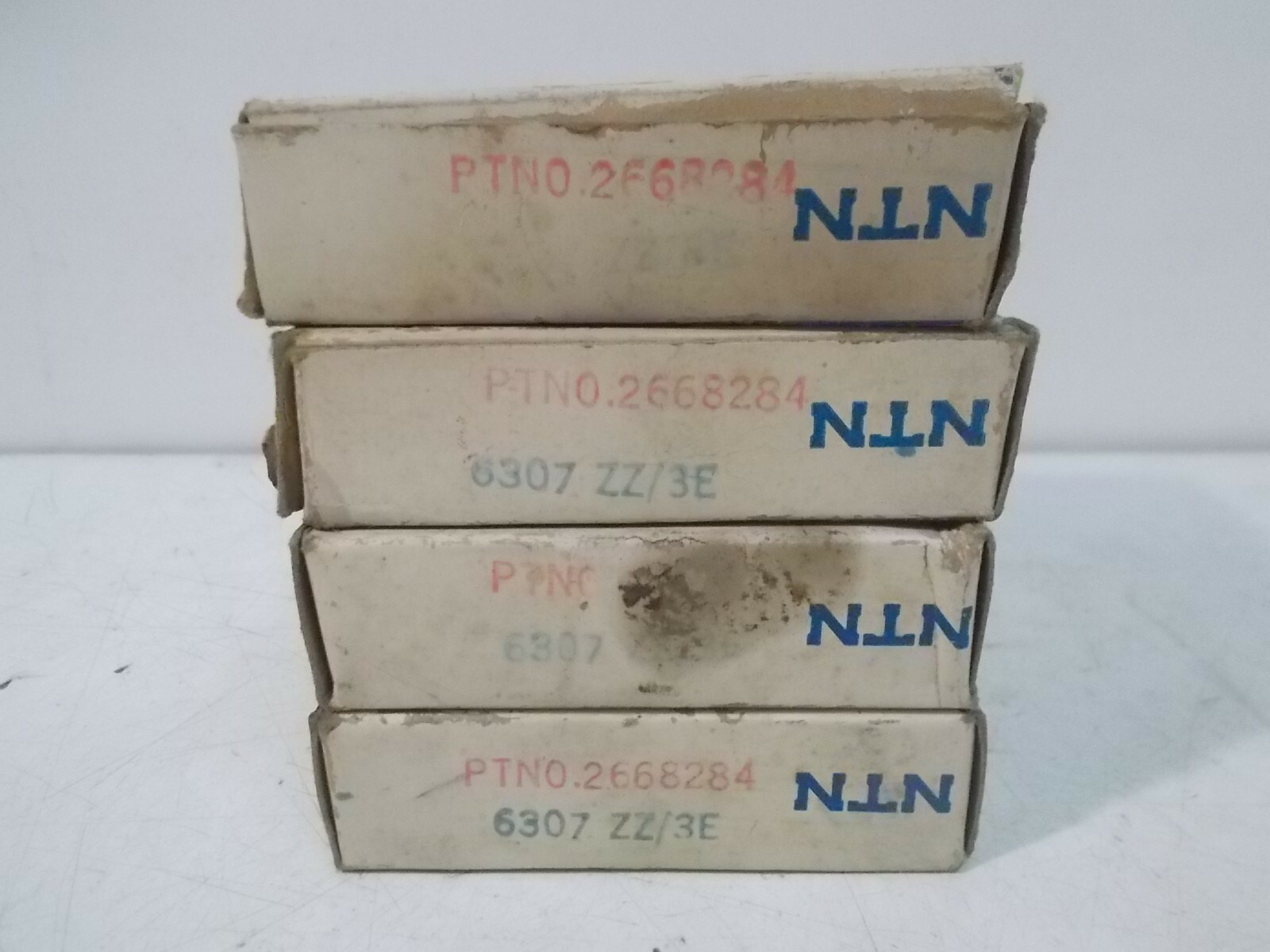 (4) NIB NTN 6307 ZZ/3E Roller Ball Bearings