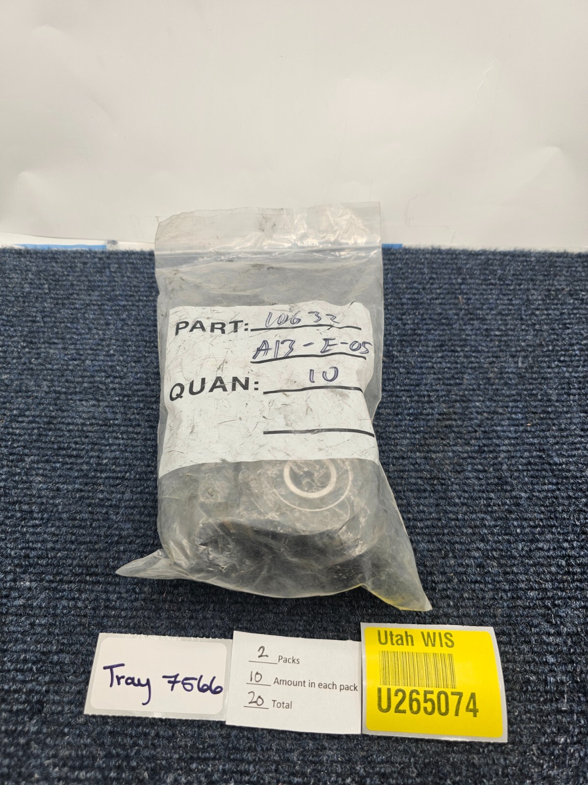 (QTY 20) VNC Ball Bearing Roller 6202RS, A13-E-05