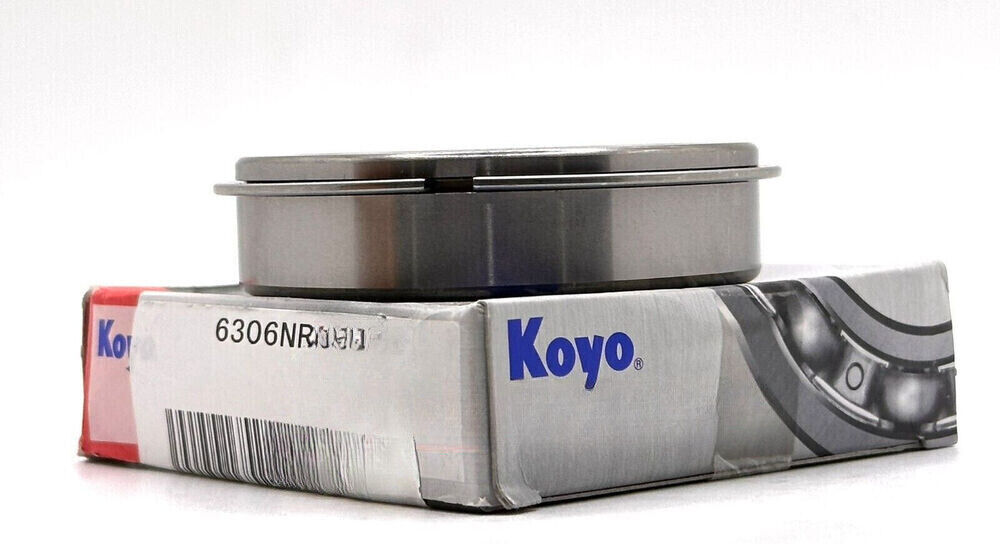 NEW 6306 NR C3 KOYO BALL BEARING, SNAP RING 30x72x19mm FREE SHIPPING