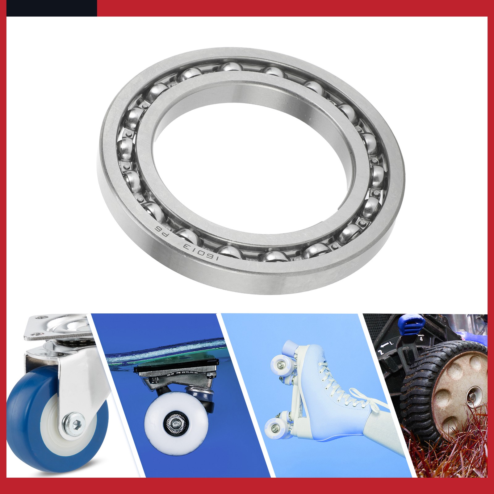 Universal Scooter 16013 Deep Groove Ball Bearings P6 65x100x11mm Pack of 1