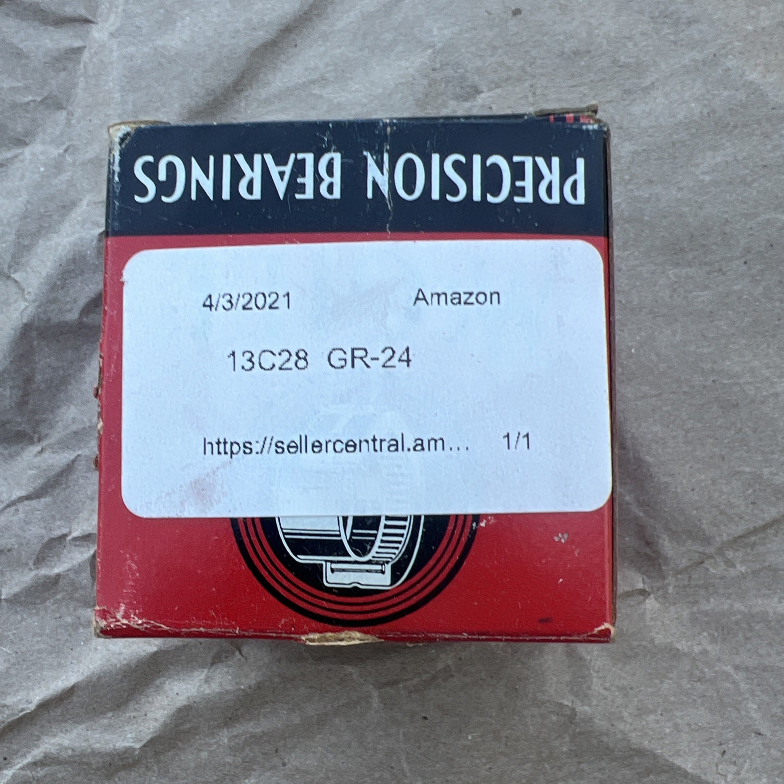 Mcgill GR 24 SS Needle Roller Bearing Set, 1.2500 in Bore FNOB