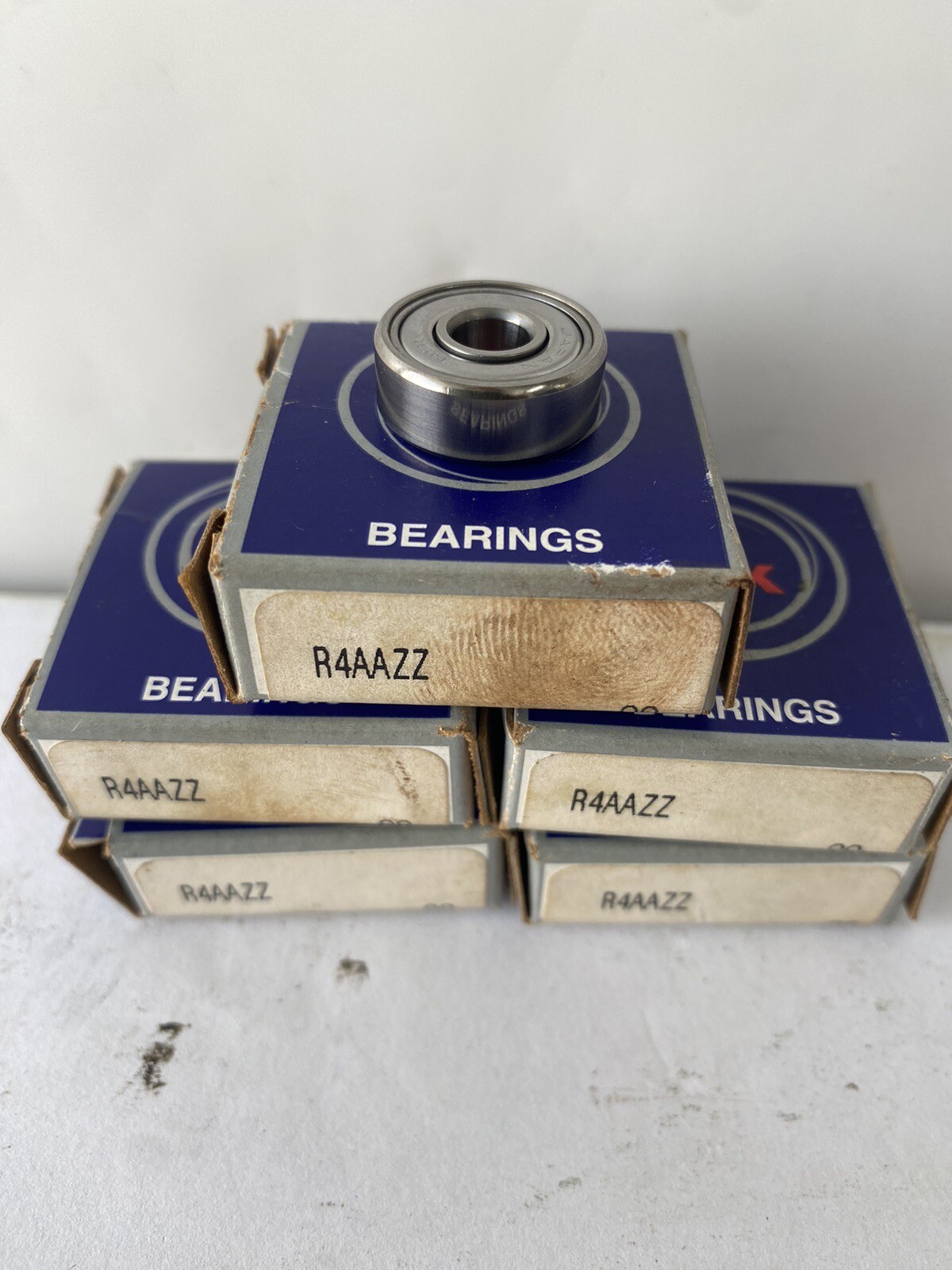 Lot Of 5 NSK R4AAZZ 1/4″ X 3/4″ X 9/32″ Shielded Bearing New In Box