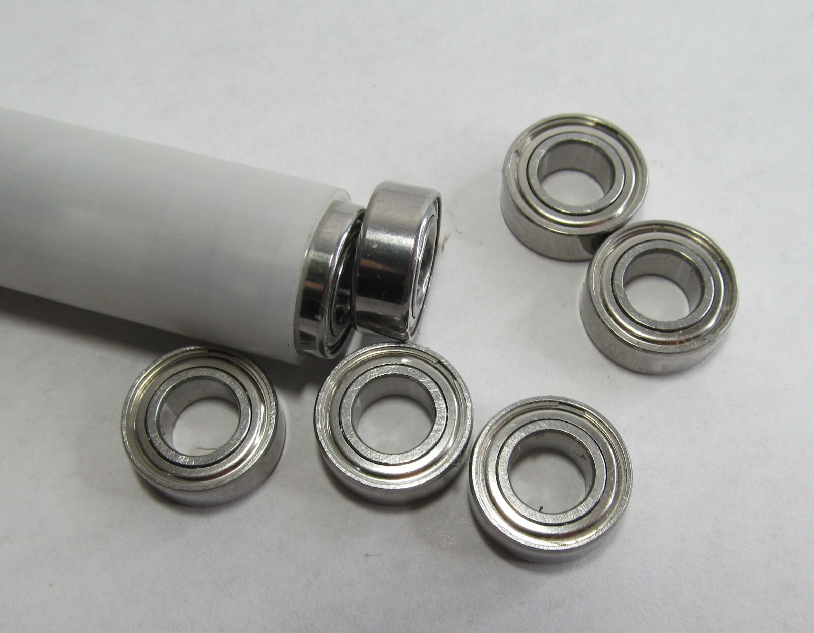 5x NMB DDRI-814ZZR 1/2″ DEEP GROOVE RADIAL BALL BEARINGS .5 OD x .25 ID x.1875″