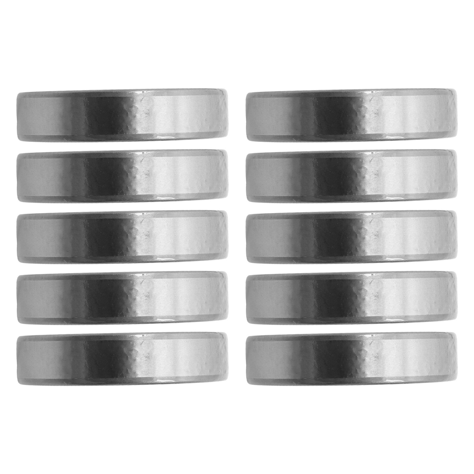 10 Pack 6208-2RS 40mmx80mmx18mm Deep Groove Ball Bearing Rubber Sealed