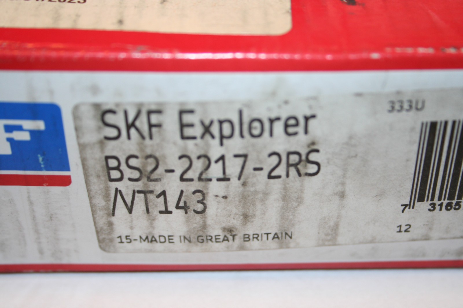 GENUINE SKF Explorer BS2-2217-2RS/VT143 Spherical Roller Bearing * NEW UNOPENED