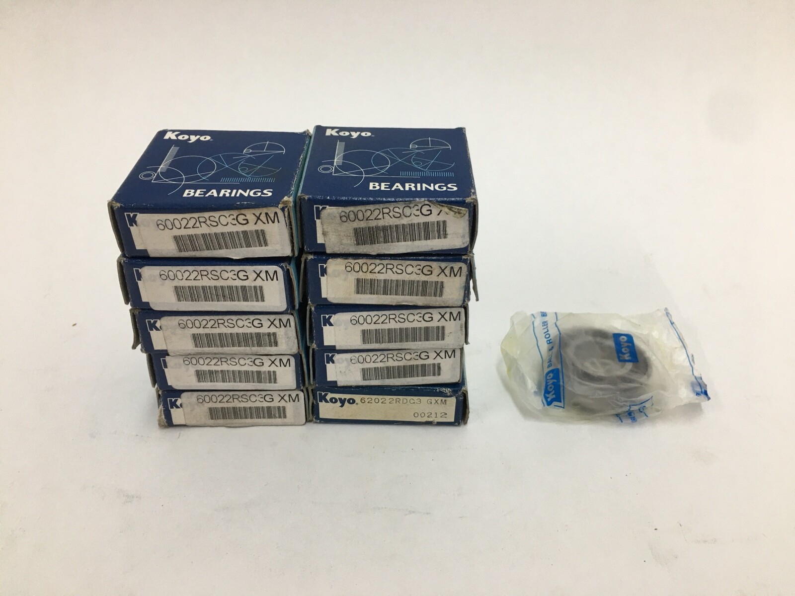 KOYO 60022RSC3 Bearing Rubber Seals 6002 2RS C3 6002RS 10 pcs