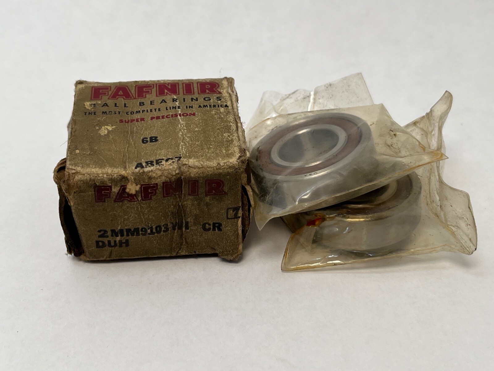 Fafnir 2MM9103WO-DUL Bearing 17x35x10 mm 7003-C 2MM-9103-WO-CR-DUL USA 2 Pcs