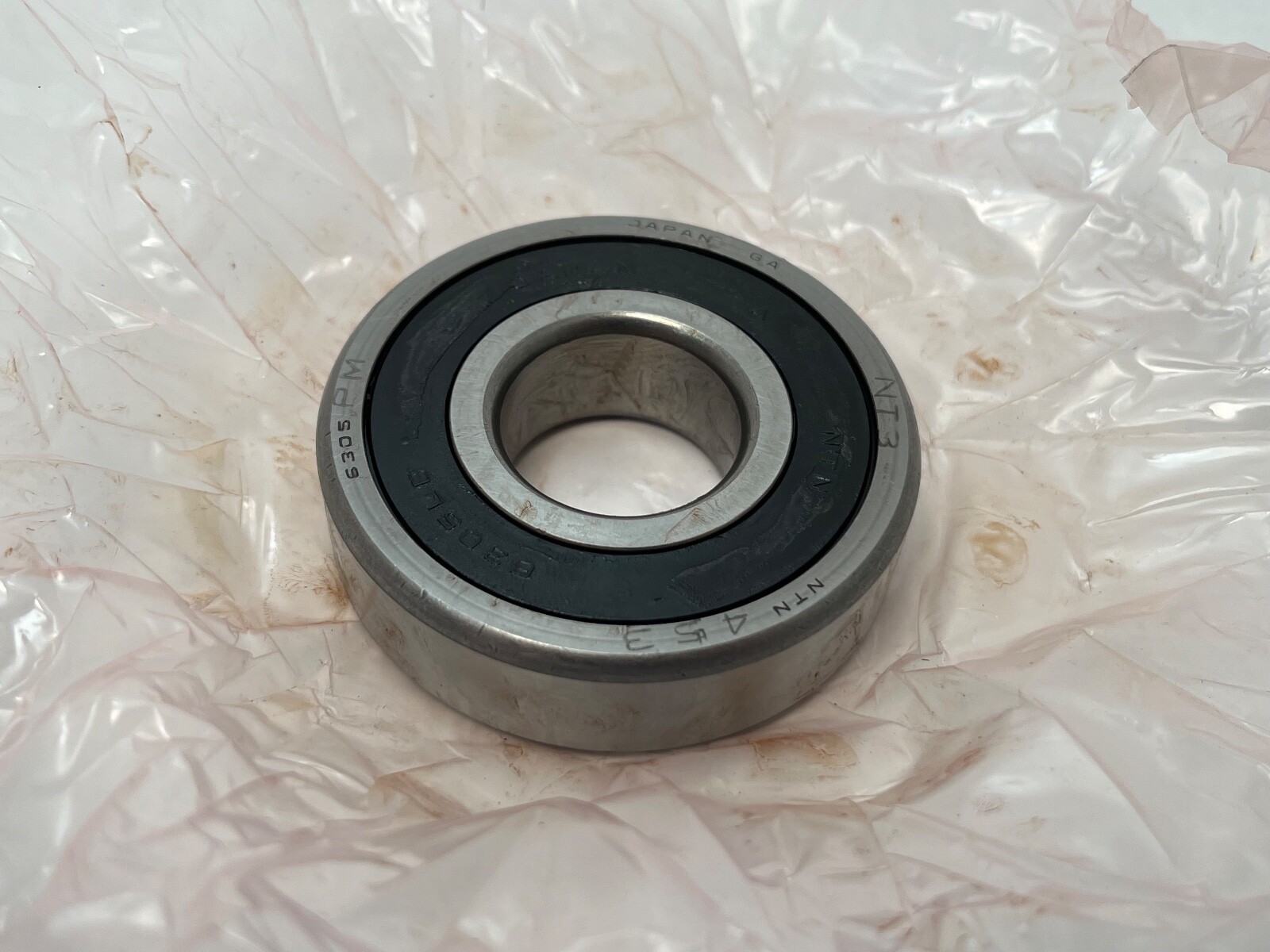 NTN 6305LLBPM9B Bearing Rubber Seals 25x62x17mm 6305RS 6305-LLB-PM-9B Japan 5Pcs