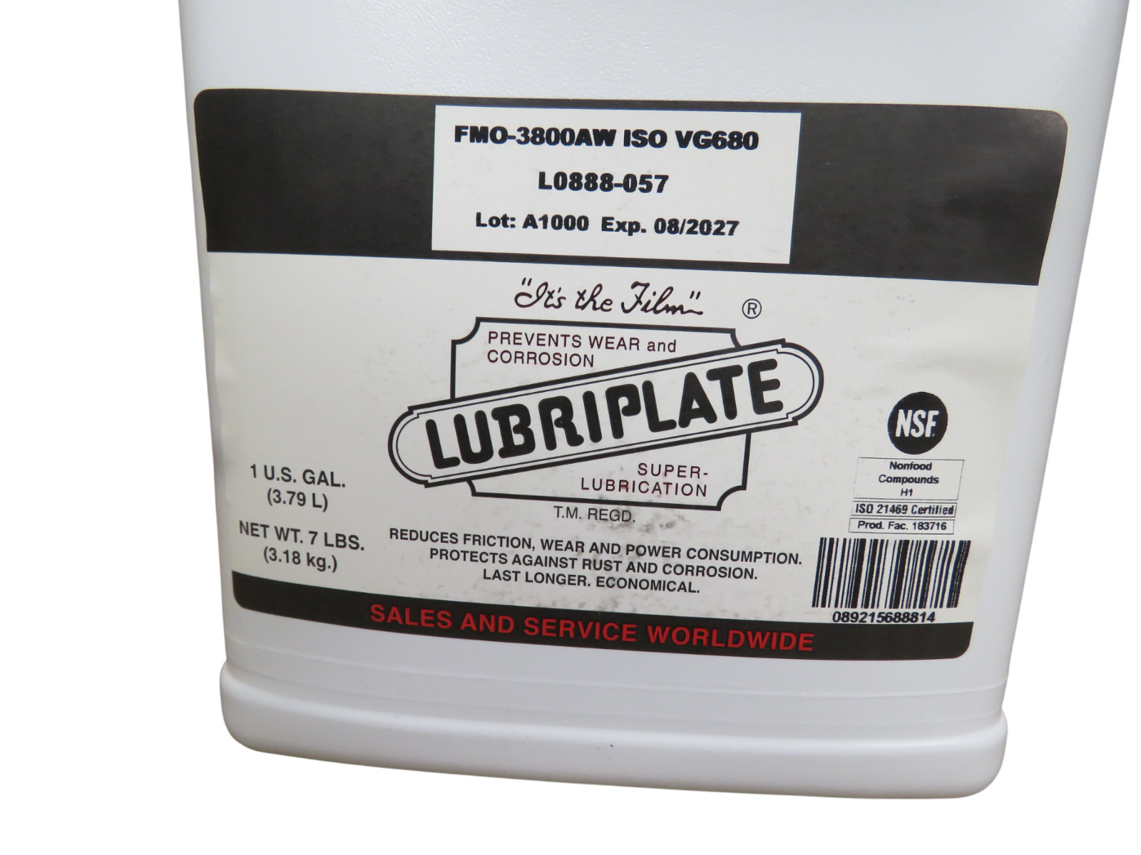 LUBRIPLATE L0888-057 – FMO-3800AW Machinery Oil 1 Gallon