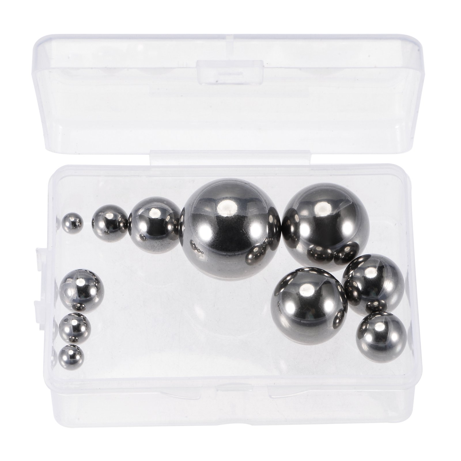 11 Pack 11 Size Bearing Balls Assortment 304 Stainless Steel with Storage Box