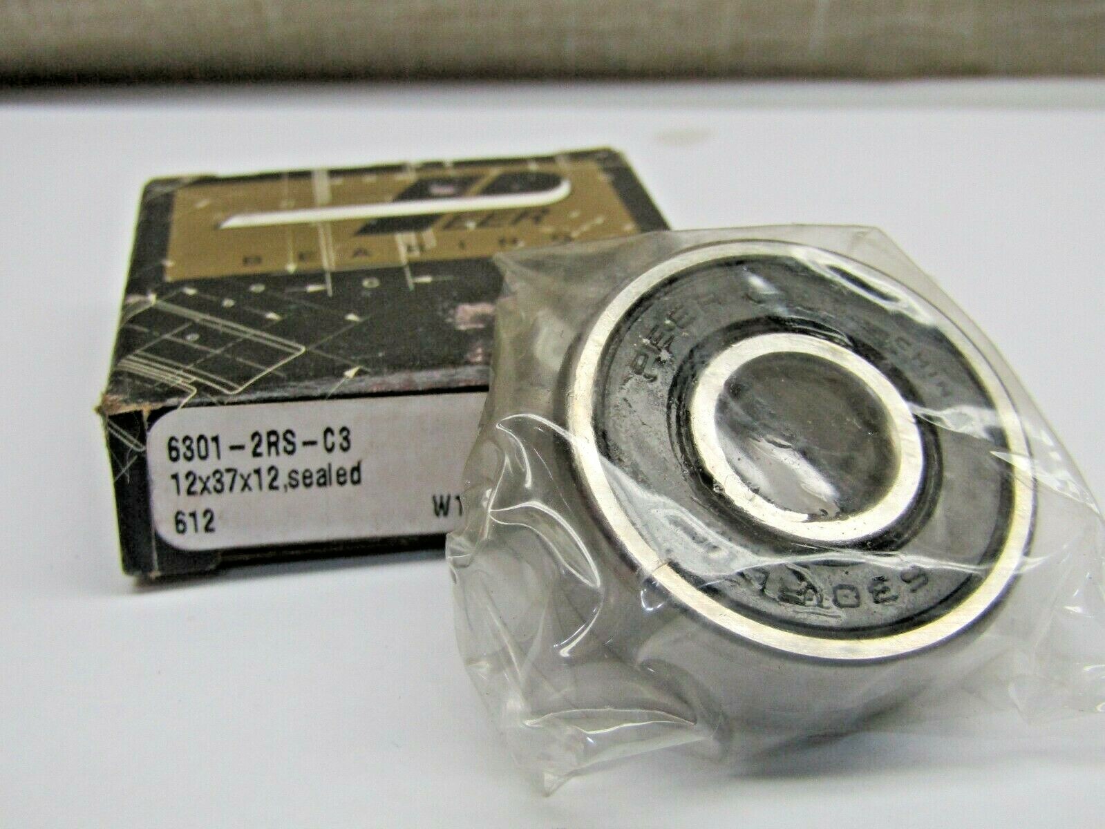 Peer 6301-2RS C3 12mm X 37mm X 12mm Sealed Bearing