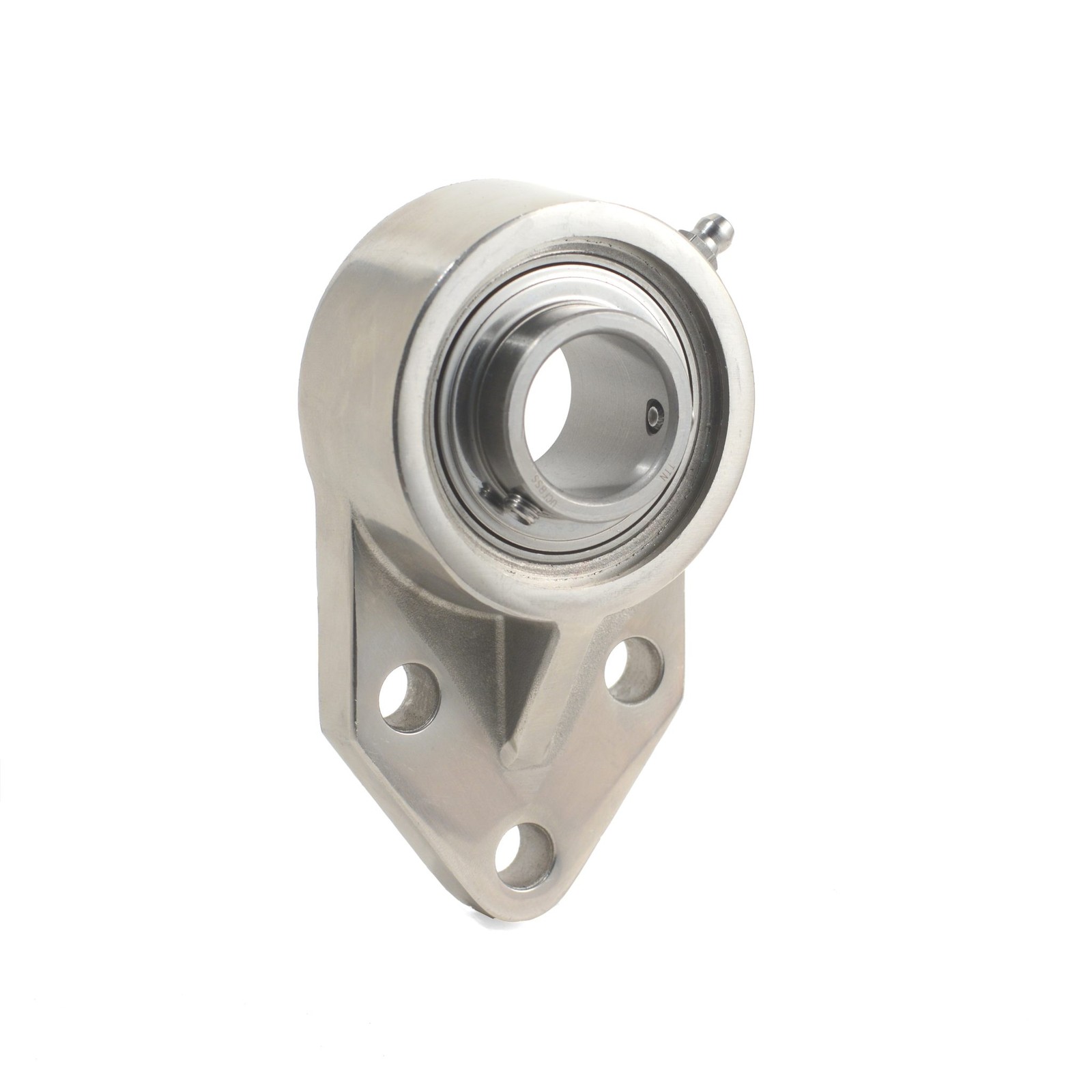 UCFB206-18A 3-Bolt Flange Mounted Bearing Unit, 1.125 in Bore, Dual Seal B-Type