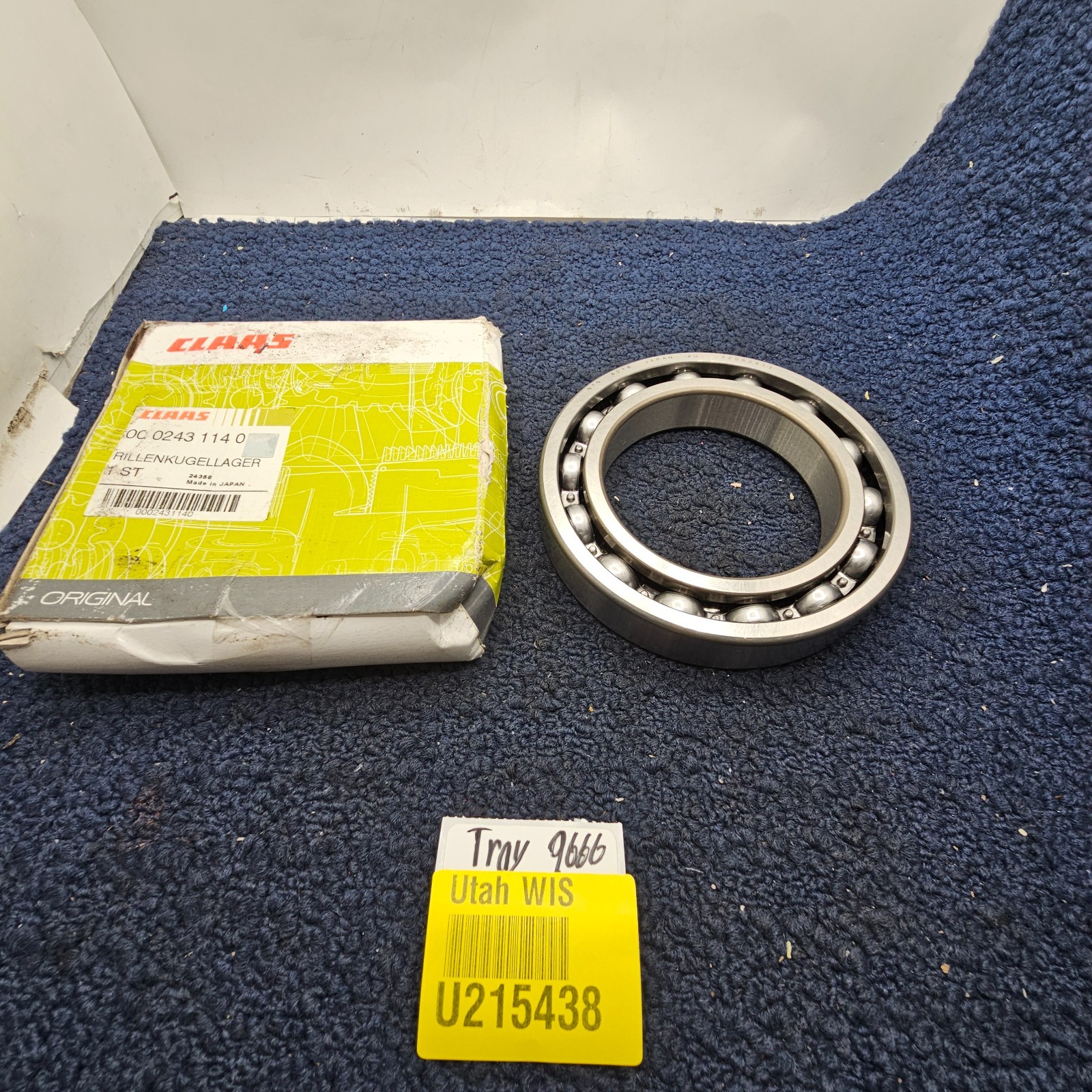 Claas 0002431140 Deep Groove Ball Bearing NTN 6016 22062413