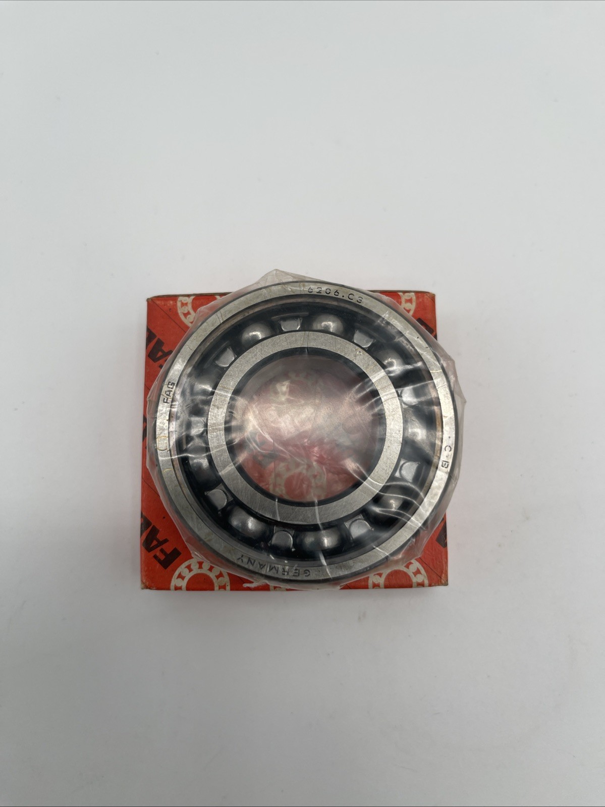 FAG 6206-C3 Deep Groove Ball Bearing 30mm Bore x 62mm OD x 16mm Width Industrial