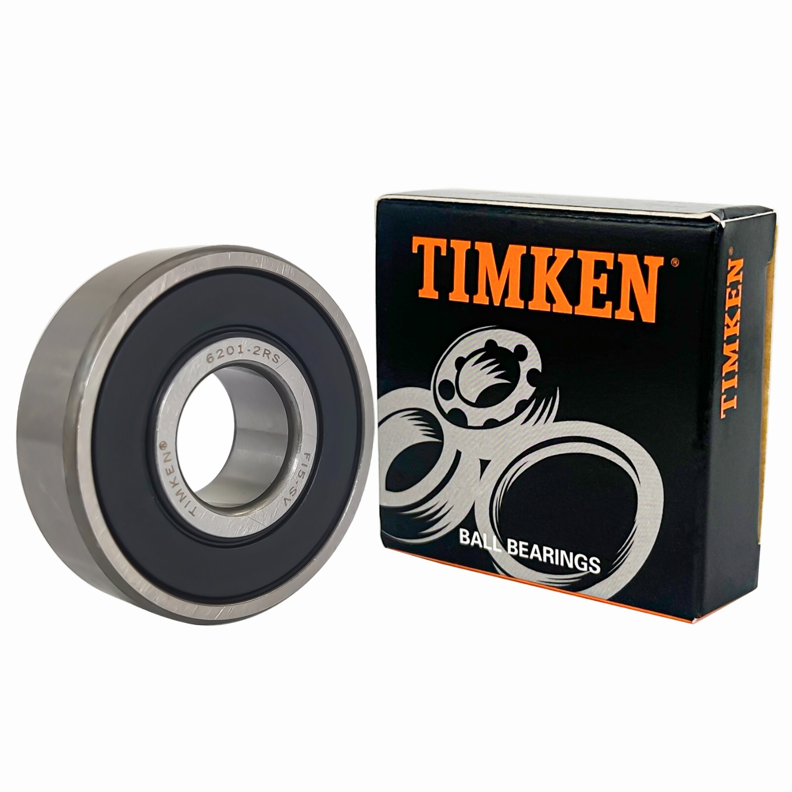 10PACK TIMKEN 6201-2RS 12X32X10MM Double Rubber Seal Ball Bearings 6201RS