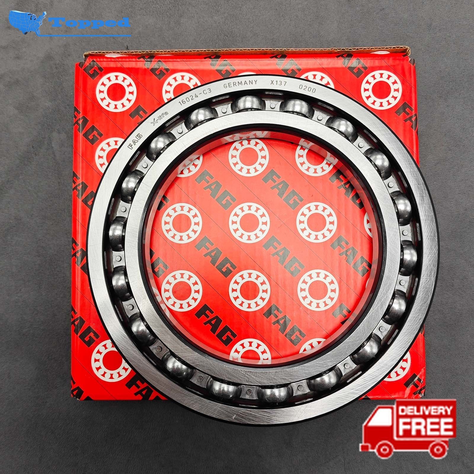 Brand new Single Row Ball Bearing 16024-C3 for FAG 16024 C3 120x180x19