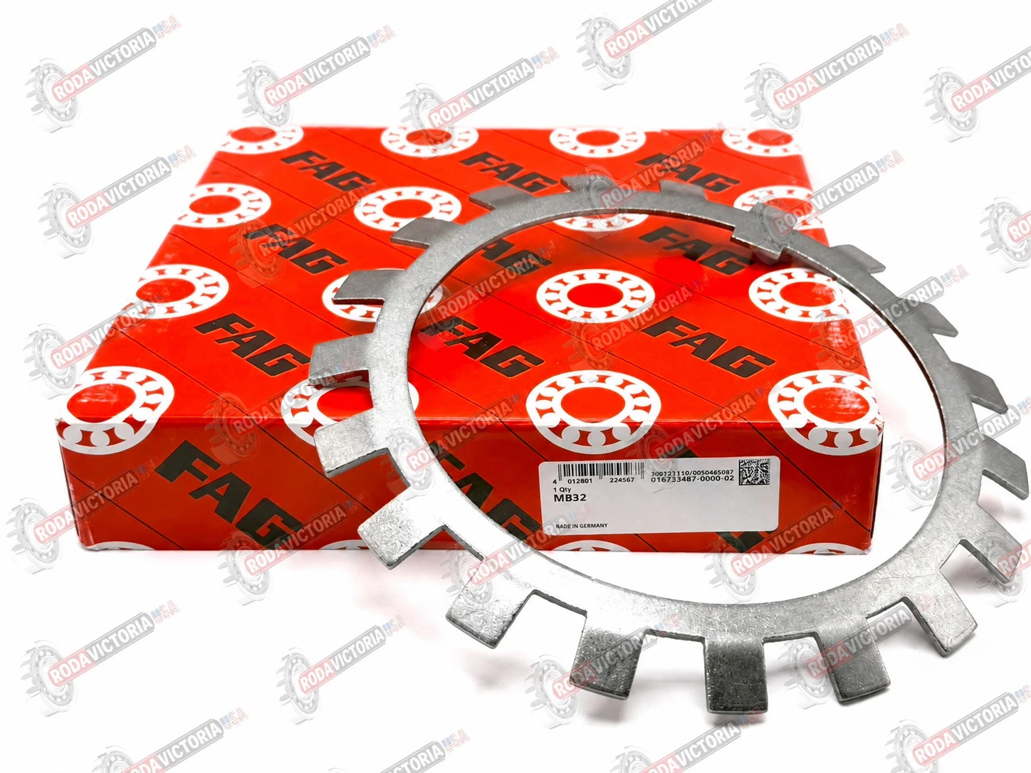 FAG MB32 Tab Lock Washer Bearing Washer for Bearings 160x217x2.5 mm