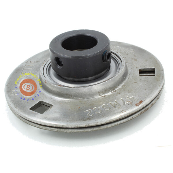 SAPF204-12 Press Steel 3 Bolt Flange Ball Bearing – 3/4" Bore