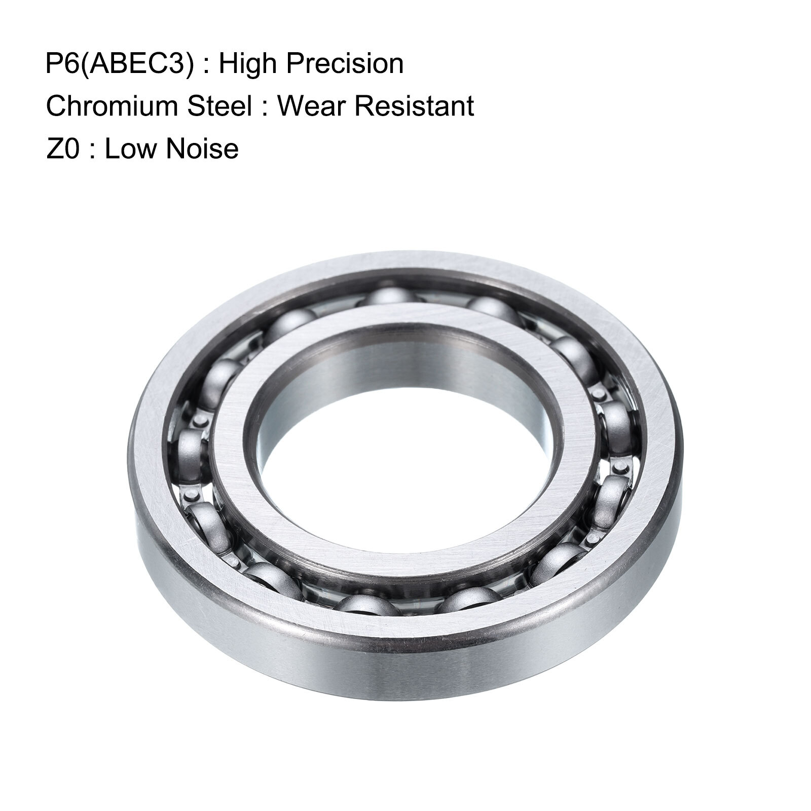 4 Pcs 16005 Deep Groove Ball Bearing, 25x48x8 mm Double Sealed Bearing Z0