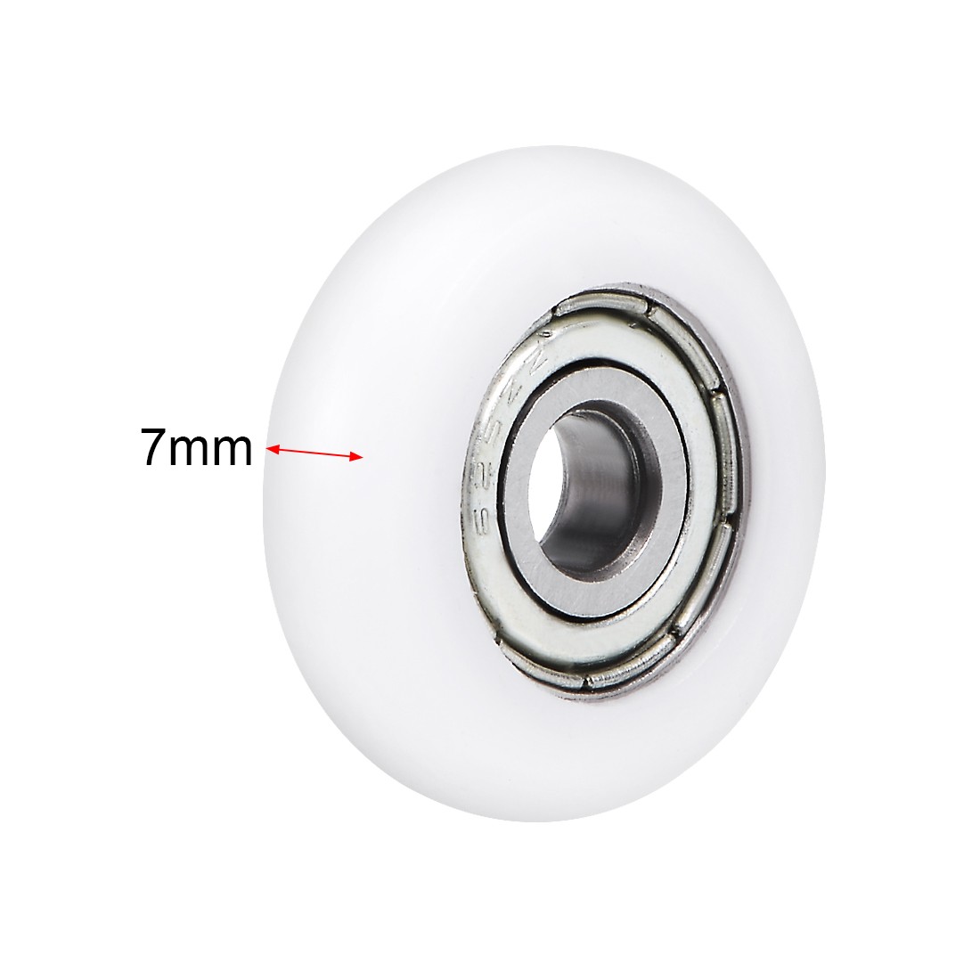 625ZZ Plastic Coated Ball Bearing 5x23x7mm for Door Window Furniture Pulley 2pcs