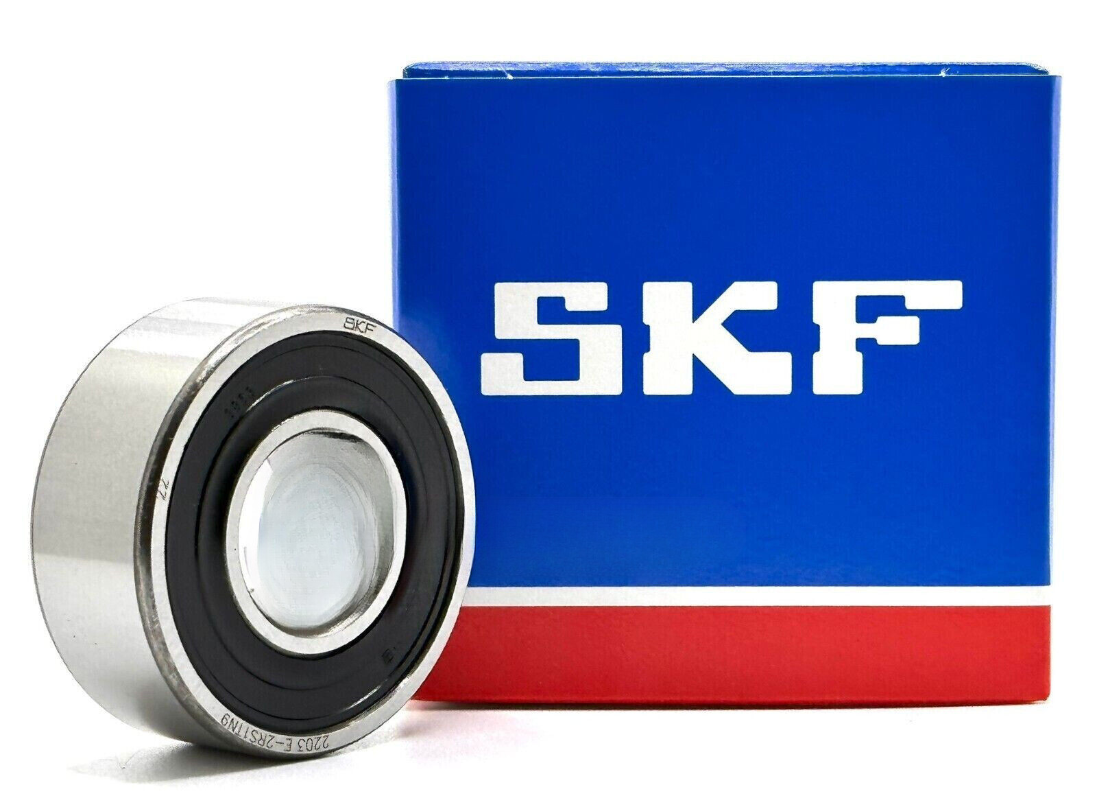 SKF 2203 E 2RS1 TN9 SELF ALIGNING BALL BEARING, RUBBER SEALED 17x40x16mm