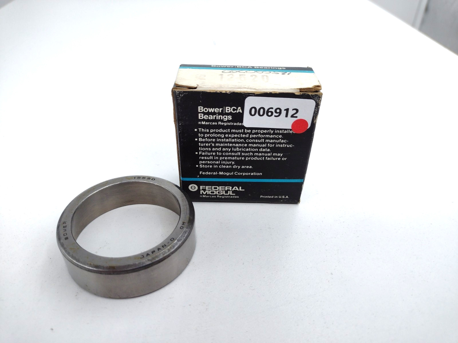 *** Bower/BCA 12520 Tapered Roller Bearing Cup 1.938-inch OD