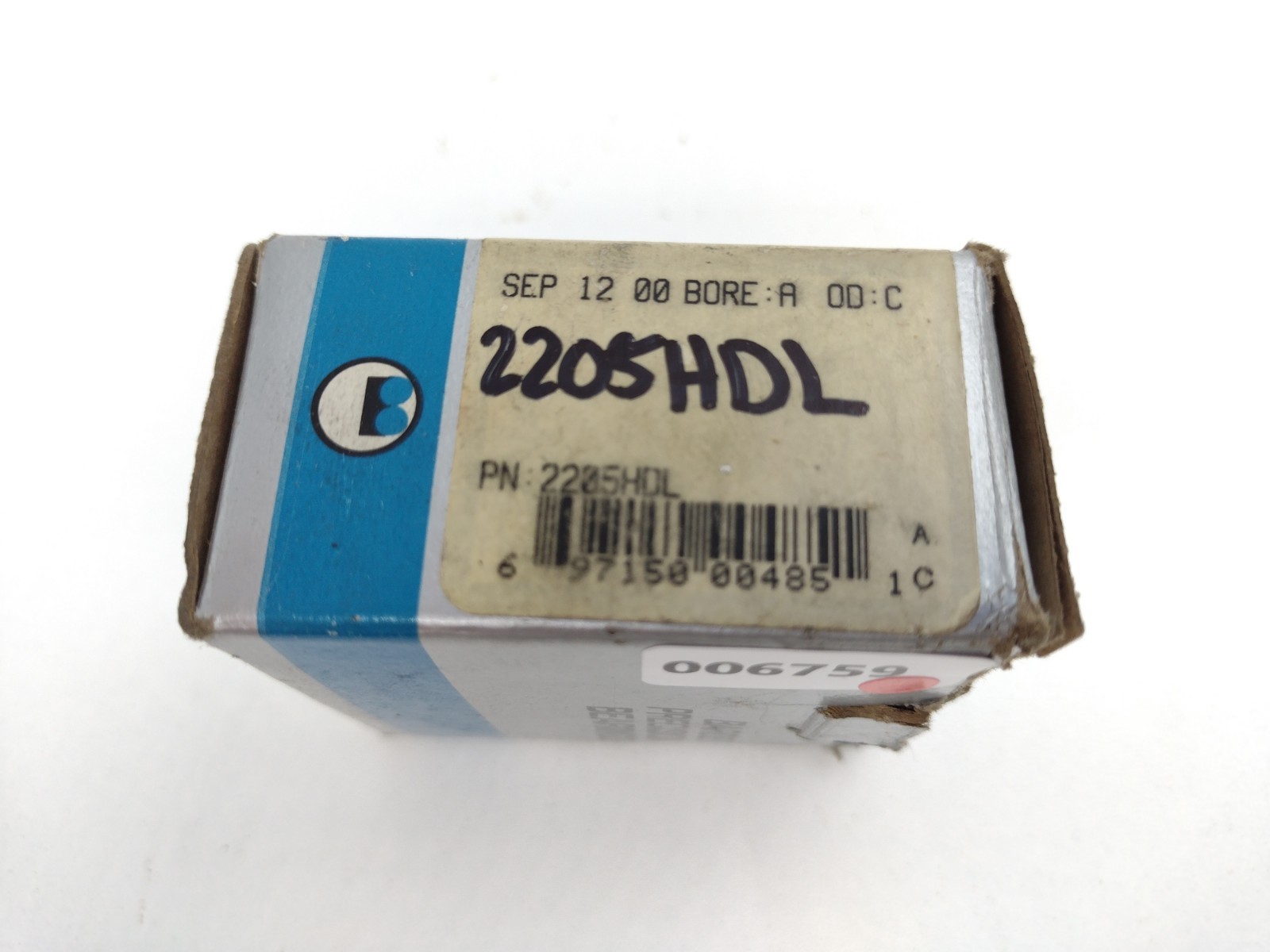 *** Barden 2205HDL Angular Contact Bearing 25 mm Bore