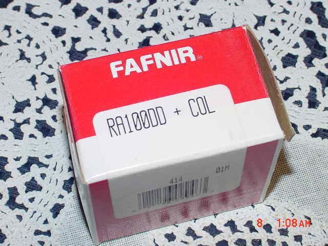 Fafnir RA100DD + Col, Ball Bearing Insert, 1.000″ Bore, 52mm OD, 21.44mm Sealed